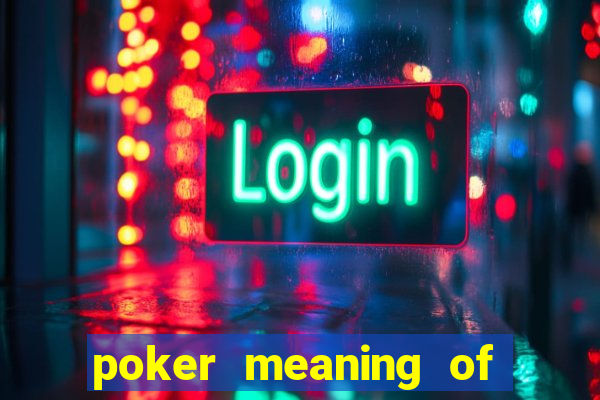 poker meaning of the nuts