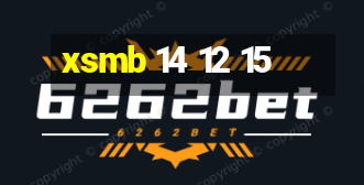 xsmb 14 12 15