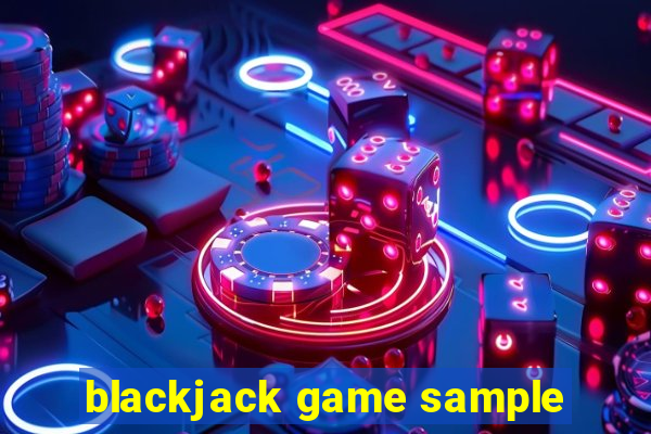 blackjack game sample