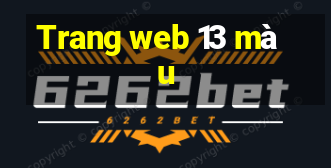 Trang web 13 màu