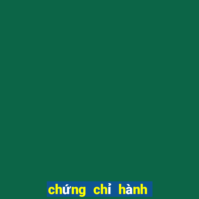 chứng chỉ hành nghề luật sư