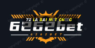 72 lá bài mạt chược