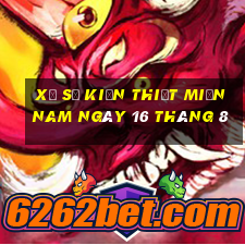 xổ số kiến thiết miền nam ngày 16 tháng 8