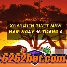 xổ số kiến thiết miền nam ngày 16 tháng 8