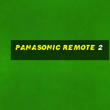 panasonic remote 2