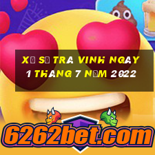 xổ số trà vinh ngày 1 tháng 7 năm 2022