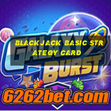 blackjack basic strategy card