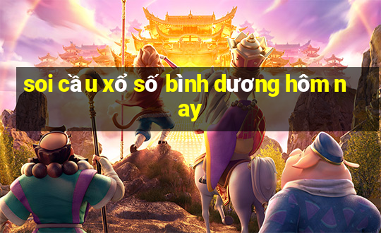 soi cầu xổ số bình dương hôm nay