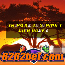 Thống kê Xổ Số ninh thuận ngày 8