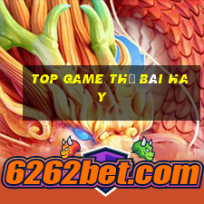 top game thẻ bài hay