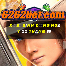 xổ số bình dương ngày 22 tháng 09