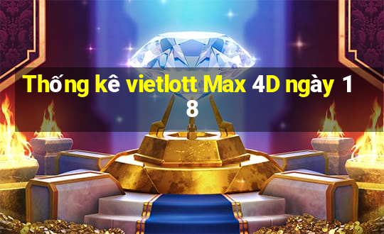 Thống kê vietlott Max 4D ngày 18