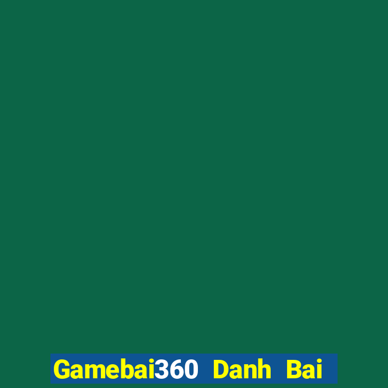 Gamebai360 Danh Bai Sanh Rong