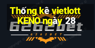 Thống kê vietlott KENO ngày 28