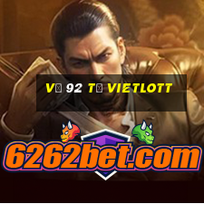 vụ 92 tỷ vietlott