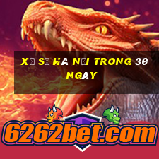 xổ số hà nội trong 30 ngày