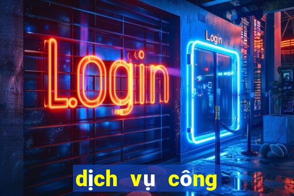 dịch vụ công bến tre