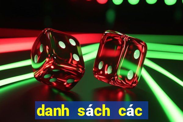 danh sách các sòng bạc tiền điện tử