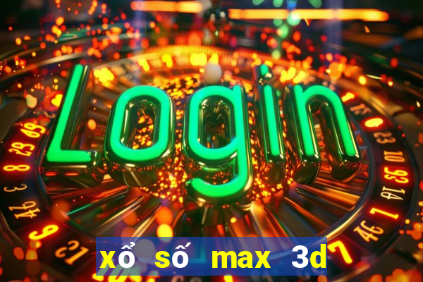 xổ số max 3d pro hôm nay