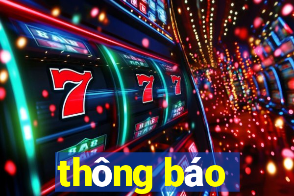 thông báo