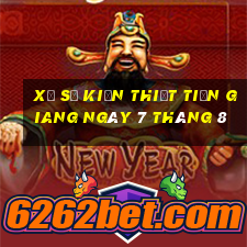 xổ số kiến thiết tiền giang ngày 7 tháng 8