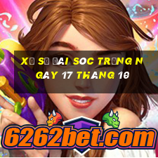 xổ số đài sóc trăng ngày 17 tháng 10