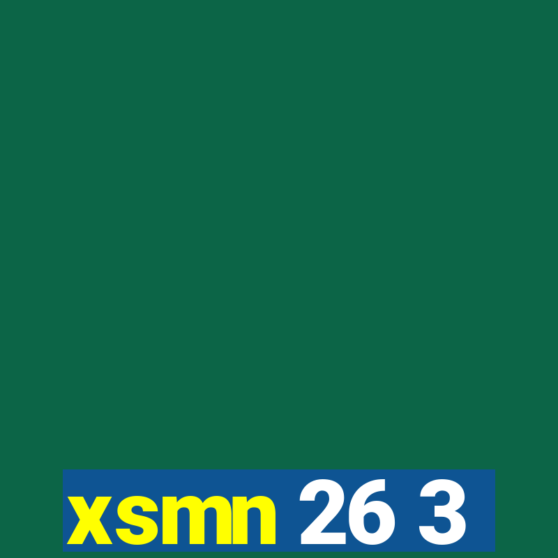 xsmn 26 3