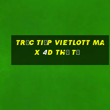 Trực tiếp vietlott Max 4D thứ tư