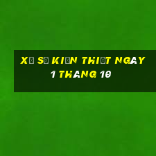 xổ số kiến thiết ngày 1 tháng 10