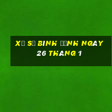 xổ số bình định ngày 26 tháng 1