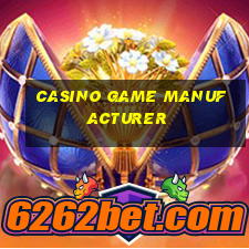 casino game manufacturer