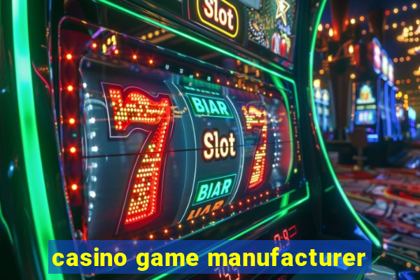 casino game manufacturer