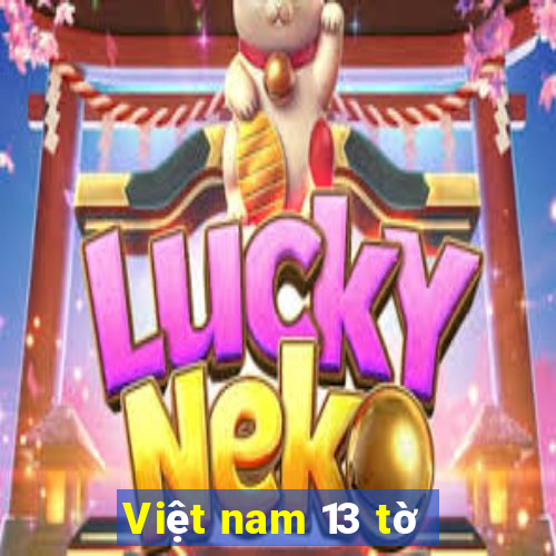 Việt nam 13 tờ