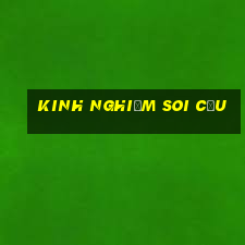 kinh nghiệm soi cầu