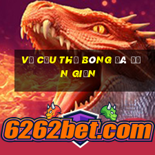 vẽ cầu thủ bóng đá đơn giản