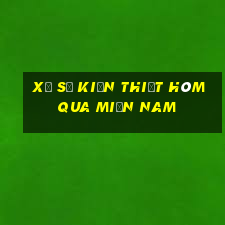 xổ số kiến thiết hôm qua miền nam