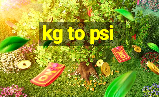 kg to psi