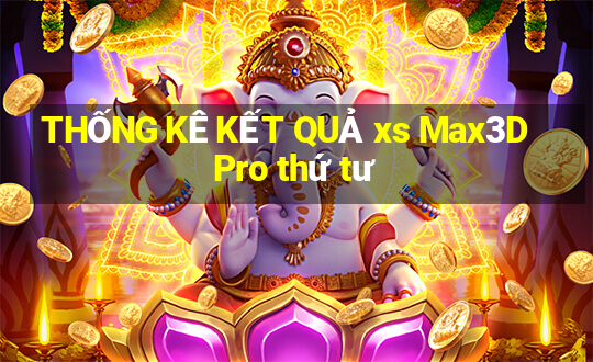 THỐNG KÊ KẾT QUẢ xs Max3D Pro thứ tư