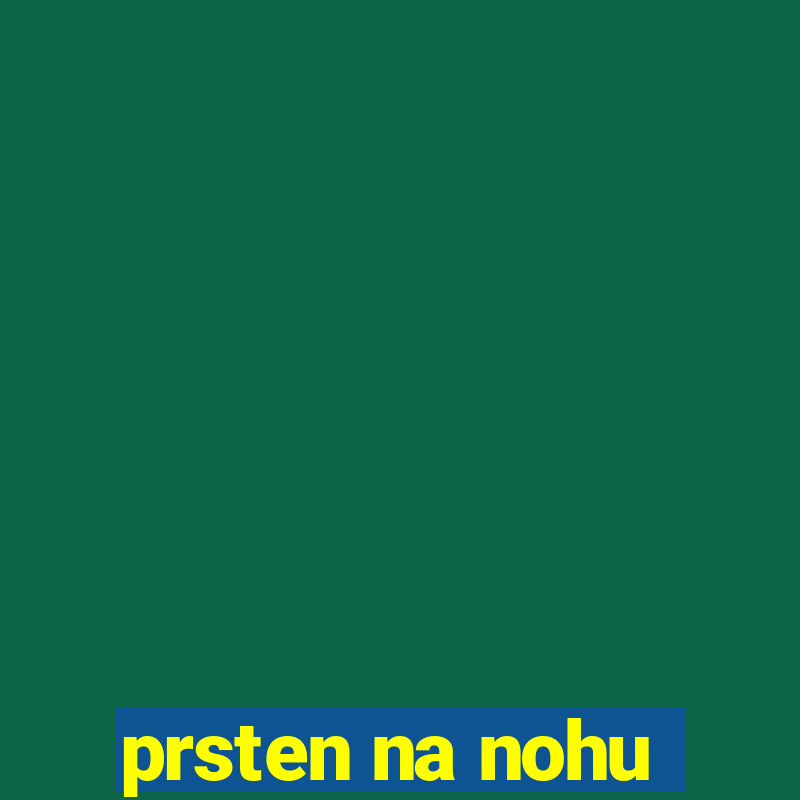 prsten na nohu