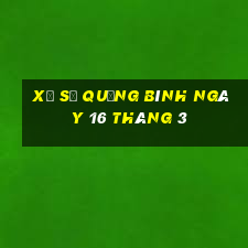 xổ số quảng bình ngày 16 tháng 3