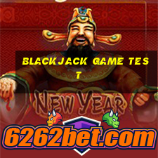 blackjack game test