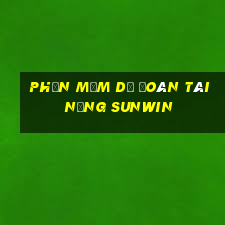 phần mềm dự đoán tài năng sunwin