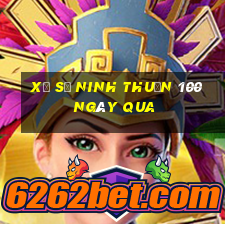 xổ số ninh thuận 100 ngày qua