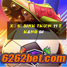 xổ số bình thuận 11 tháng 04