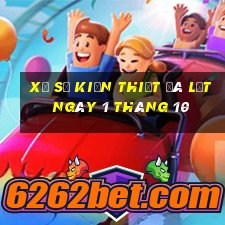 xổ số kiến thiết đà lạt ngày 1 tháng 10