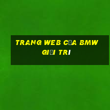 Trang web của BMW giải trí