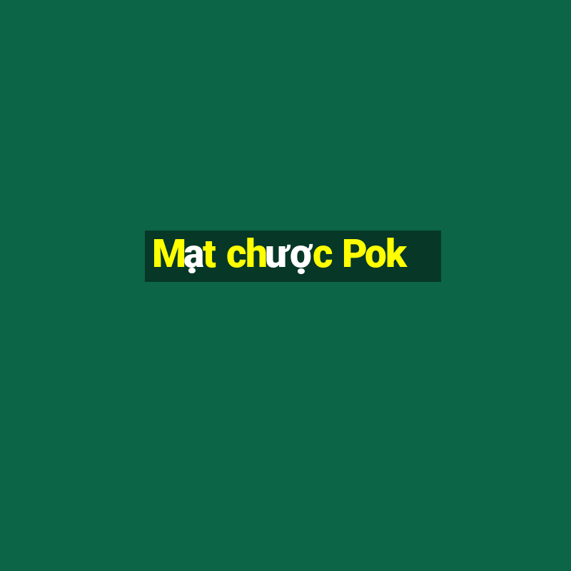 Mạt chược Pok