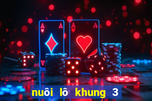 nuôi lô khung 3 ngày chuẩn