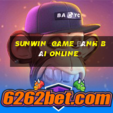 sunwin  game đánh bài online