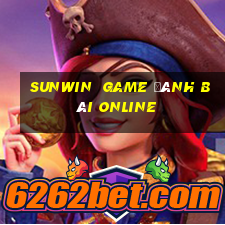 sunwin  game đánh bài online